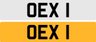 USED NUMBER PLATE PLATE 