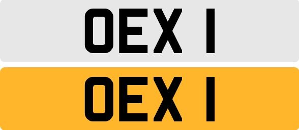 View our Number Plate Plate 