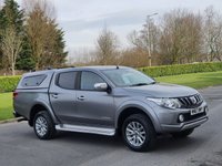 USED 2017 67 MITSUBISHI L200 2.4 DI-D 4WD WARRIOR DCB 178 BHP ** NO VAT * CANOPY + SAT NAV