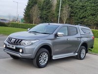 USED 2017 67 MITSUBISHI L200 2.4 DI-D 4WD WARRIOR DCB 178 BHP ** NO VAT * CANOPY + SAT NAV
