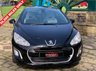 USED 2015 64 PEUGEOT 308 1.6 THP CC ROLAND GARROS NAVIGATION VERSION 2d 156 BHP RARE LIMITED EDITION- 1 OF ONLY 320 CARS - SATELLITE NAVIGATION - ONLY 39,280 MILES FROM BRAND NEW - METALLIC BLACK / WHITE LEATHER