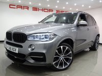 USED 2018 18 BMW X5 3.0 M50D (381 PS) AUTO XDRIVE + 7 SEATS + �&pound;20, 000 EXTRAS + NAV + HUD + COMFORT LEATHERS + PAN ROOF + LEDS + M PERFORMANCE KIT + 21 S + R/CAM + PARK + TINTS + E/BOOT 7 SEATS+LEDS+R/CAM+LEATHER+NAV+HUD+PANROOF+PERF KIT