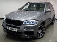 USED 2018 18 BMW X5 3.0 M50D (381 PS) AUTO XDRIVE + 7 SEATS + �&pound;20, 000 EXTRAS + NAV + HUD + COMFORT LEATHERS + PAN ROOF + LEDS + M PERFORMANCE KIT + 21 S + R/CAM + PARK + TINTS + E/BOOT 7 SEATS+LEDS+R/CAM+LEATHER+NAV+HUD+PANROOF+PERF KIT