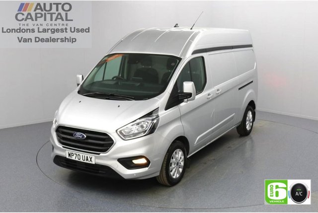 2020 70 FORD TRANSIT CUSTOM 2.0 300 Limited EcoBlue Auto 170 BHP L2 H2 Euro 6 Low Emission