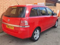 USED 2010 10 VAUXHALL ZAFIRA 1.6 ENERGY 5d 113 BHP 