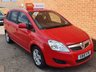 USED 2010 10 VAUXHALL ZAFIRA 1.6 ENERGY 5d 113 BHP 