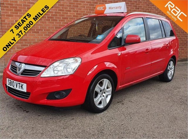 2010 10 Vauxhall Zafira 1.6 ENERGY 5d 113 BHP