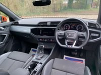 USED 2019 19 AUDI Q3 1.5 TFSI S LINE 5d 148 BHP 1 OWNER - Q3 35 TFSi - 7SPD AUTOMATIC- PULSE ORANGE METALLIC - 9,059 MILES ONLY - HUGE SAVING ON NEW