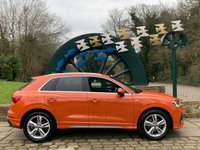 USED 2019 19 AUDI Q3 1.5 TFSI S LINE 5d 148 BHP 1 OWNER - Q3 35 TFSi - 7SPD AUTOMATIC- PULSE ORANGE METALLIC - 9,059 MILES ONLY - HUGE SAVING ON NEW