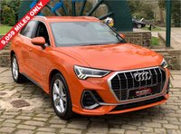USED 2019 19 AUDI Q3 1.5 TFSI S LINE 5d 148 BHP 1 OWNER - Q3 35 TFSi - 7SPD AUTOMATIC- PULSE ORANGE METALLIC - 9,059 MILES ONLY - HUGE SAVING ON NEW