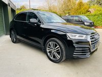 USED 2018 18 AUDI Q5 2.0 TFSI QUATTRO S LINE 5d 248 BHP 1 Owner, F/Audi/S/H, Tech Pack