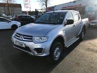 USED 2016 65 MITSUBISHI L200 2.5 DI-D 4X4 4LIFE LB DCB 134 BHP NO VAT+2 OWNERS FROM NEW+EXCELLENT SERVICE HISTORY+NO VAT+DRIVE AWAY TODAY+FINANCE AVAILABLE+NO VAT!