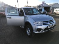 USED 2016 65 MITSUBISHI L200 2.5 DI-D 4X4 4LIFE LB DCB 134 BHP NO VAT+2 OWNERS FROM NEW+EXCELLENT SERVICE HISTORY+NO VAT+DRIVE AWAY TODAY+FINANCE AVAILABLE+NO VAT!