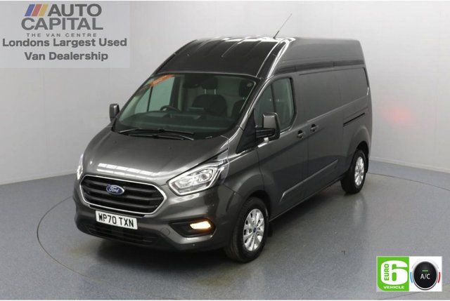 2020 70 FORD TRANSIT CUSTOM 2.0 300 Limited EcoBlue Auto 170 BHP L2 H2 Euro 6 Low Emission