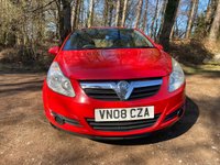 USED 2008 08 VAUXHALL CORSA 1.2 BREEZE CDTI 3d 73 BHP lovely example super fuel economy and low insurance. air conditioning