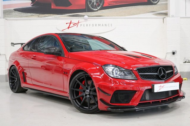 2014 14 Mercedes-Benz C Class 6.2 C63 AMG 2d 722 BHP GENUINE BLACK SERIES CONVERSION