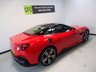 USED 2018 18 FERRARI PORTOFINO 3.9 BCA 2d 592 BHP THIS INCREDIBLE CONVERTIBLE GRAND TOURER SPORTS CAR COMES IN IMMACULATE ROSSO RED WITH NERO ELECTRICALLY RETRACTIBLE HARD TOP, THE BEAUTIFUL 3.9L TWIN TURBO ITALIAN V8 UNDER THE HOOD PRODUCES AN PHENOMENAL 592 BHP SLINGSHOTING YOU FROM 0-60 IN A STAGGERING 3.5 SECONDS AND WITH A TOP SPEED OF 199MPH YOU REALLY WILL FEEL THE WIND IN YOUR HAIR, THE HANDCRAFTED BLACK ITALIAN LEATHER INTERIOR WITH COLOUR MATCHED ROSSO STITCHING WILL GET YOU THERE IN COMFORT AND STYLE. THE CAR COMES WITH ALL THE MODER