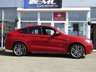 USED 2017 67 BMW X4 2.0 XDRIVE20D M SPORT 4d 188 BHP A FABULOUS looking car finished in Melbourne Red MET with contrasting black NEVADA heated leather. This is a well presented family all rounder. This X4 looks good, drives great and is fun to drive. Features include SAT NAV, 19" ALLOYS, DAB, NEVADA HEATED LEATHER SEATS, Electric Power Boot, CRUISE, Park Sensors and much more. Dealer serviced at 13329 miles and on arrival at 20295 miles. MOT due 2/2/2022.