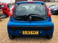 USED 2013 63 PEUGEOT 107 1.0 ACTIVE 5d 68 BHP Low Mileage 5 door petrol with History
