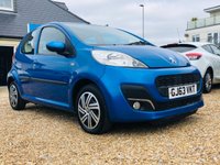 USED 2013 63 PEUGEOT 107 1.0 ACTIVE 5d 68 BHP Low Mileage 5 door petrol with History