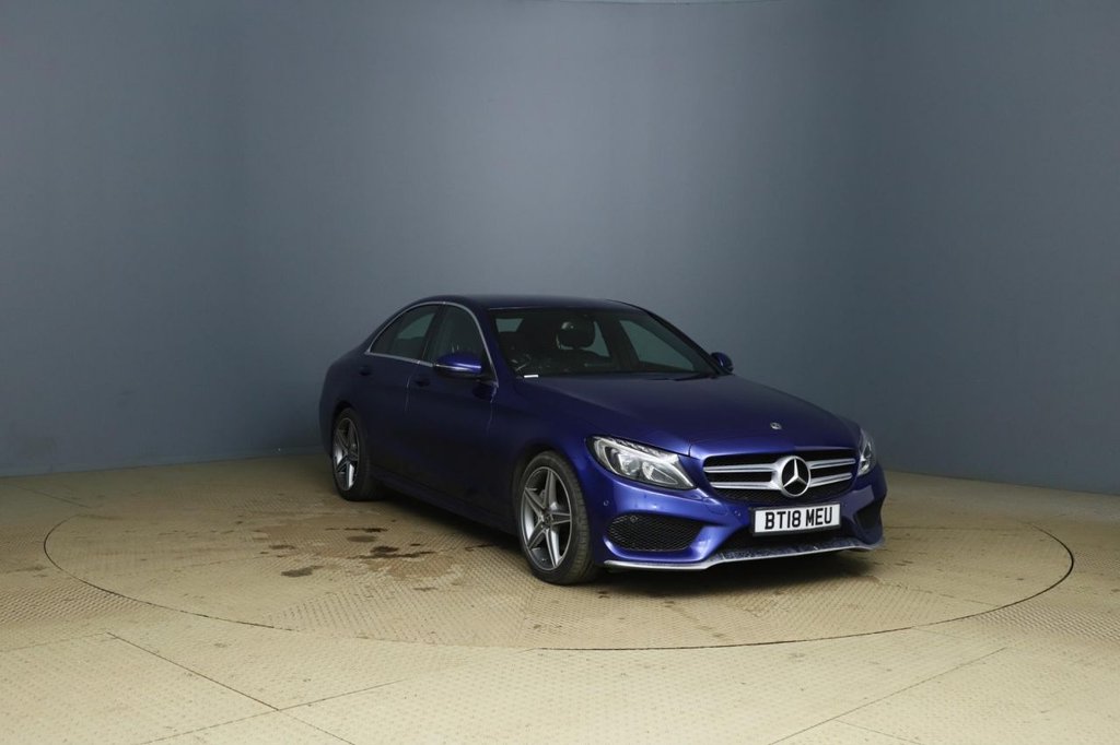 2018 18 MERCEDES-BENZ C-CLASS 2.1 C 220 D AMG LINE 4d AUTO 170 BHP