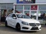 USED 2013 13 MERCEDES-BENZ A-CLASS 2.1 A220 CDI BLUEEFFICIENCY AMG SPORT 5d 170 BHP Finished in DIAMOND WHITE with contrasting Dark Grey Part Leather/Alcantara Sports Trim. This A class certainly looks smart, with its slim lights and smooth body panels. There's plenty of room in the front and the back which will suit the average family. Features include, Sat Nav, &pound;30 Road tax, Part Leather/Alcantara, B/Tooth, Cruise Control, Alloys and much more. Mercedes Dealer serviced at 6559 miles, 14363 miles, 22425 miles and by EMC at 24178 miles, 26134 miles and recently at 27358 miles.
