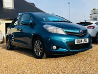 USED 2014 14 TOYOTA YARIS 1.3 VVT-I ICON PLUS 5d 99 BHP Low Mileage, Toyota History and 5 doors