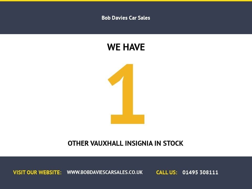 View our VAUXHALL INSIGNIA