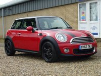 USED 2013 63 MINI ONE 1.6 3d 98 BHP www.suffolkcarcentre.co.uk - Located a Reydon