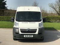 USED 2014 14 CITROEN RELAY 2.2 35 L3H2 ENTERPRISE HDI 129 BHP * * NO VAT * * PARKING SENSORS