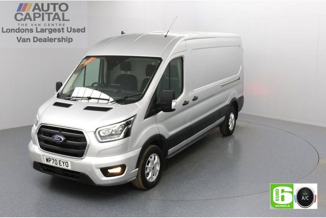 2020 70 FORD TRANSIT 2.0 350 FWD Limited EcoBlue Auto 130 BHP L3 H2 Low Emission