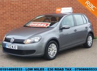 USED 2012 12 VOLKSWAGEN GOLF 1.6 S TDI 5d 103 BHP LOW MILES - ECONOMICAL - &pound;30 ROAD TAX - UP TP 72 MPG