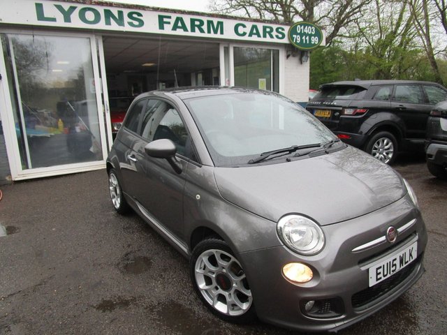 2015 15 Fiat 500 1.2 S (SPORT) 3d 69 BHP *ELECTRIC SUNROOF + 16