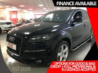 USED 2008 57 AUDI Q7 3.0 TDI QUATTRO S LINE 5d 240 BHP * PRIVACY GLASS * CLIMATE * 7 SEATS  * FEB 2022 MOT * PARKING SENSORS *  20 INCH ALLOYS *