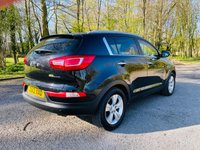 USED 2012 12 KIA SPORTAGE 1.7 CRDI 2 5d 114 BHP IDEAL FAMILY CAR - BLUETOOTH - PAN ROOF - REVERSING SENSORS - 1/2 LEATHER - LARGE BOOT
