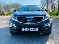 USED 2012 12 KIA SPORTAGE 1.7 CRDI 2 5d 114 BHP IDEAL FAMILY CAR - BLUETOOTH - PAN ROOF - REVERSING SENSORS - 1/2 LEATHER - LARGE BOOT