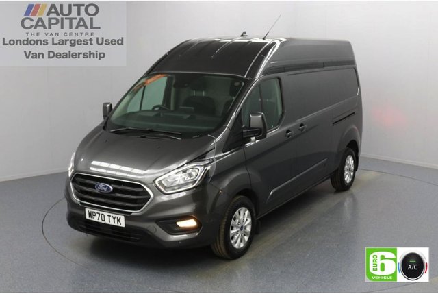 2020 70 FORD TRANSIT CUSTOM 2.0 300 Limited EcoBlue Auto 170 BHP L2 H2 Euro 6 Low Emission