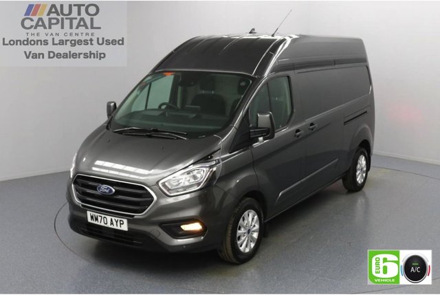 2020 70 FORD TRANSIT CUSTOM 2.0 300 Limited EcoBlue Auto 170 BHP L2 H2 Euro 6 Low Emission