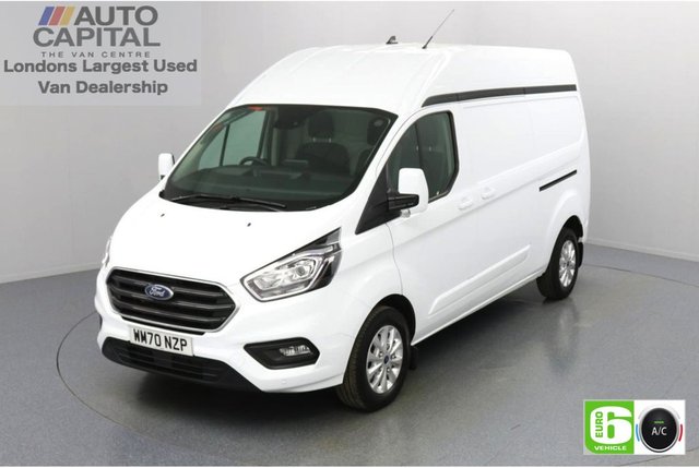 2020 70 FORD TRANSIT CUSTOM 2.0 300 Limited EcoBlue Auto 170 BHP L2 H2 Euro 6 Low Emission