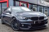 USED 2018 18 BMW 4 SERIES 2.0 420D M SPORT GRAN COUPE 4d 188 BHP BLACK DAKOTA LEATHER