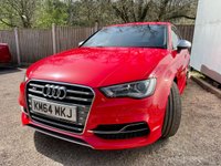 USED 2014 64 AUDI A3 2.0 S3 QUATTRO 4d AUTO 296 BHP 