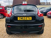 USED 2013 63 NISSAN JUKE 1.6 ACENTA PREMIUM 5d 117 BHP Low Mileage with a FSH and Sat Nav