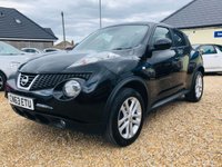 USED 2013 63 NISSAN JUKE 1.6 ACENTA PREMIUM 5d 117 BHP Low Mileage with a FSH and Sat Nav