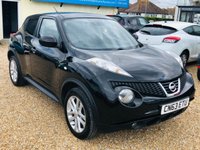 USED 2013 63 NISSAN JUKE 1.6 ACENTA PREMIUM 5d 117 BHP Low Mileage with a FSH and Sat Nav