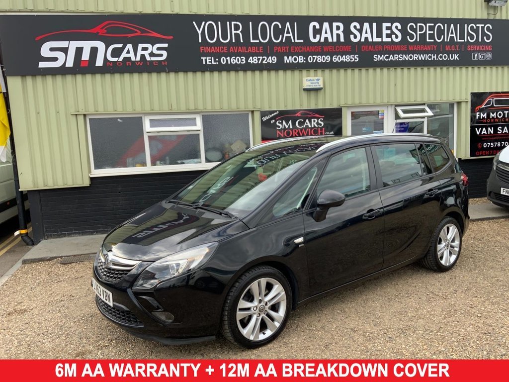 View our VAUXHALL ZAFIRA TOURER