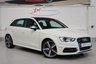 USED 2014 64 AUDI A3 2.0 S3 SPORTBACK QUATTRO 5d 296 BHP FACELIFT RS3 WHEELS + PAN ROOF