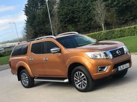 USED 2016 16 NISSAN NP300 NAVARA 2.3 DCI TEKNA 4X4 SHR DCB 190 BHP ** NO VAT * CANOPY + SAT NAV