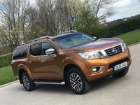 USED 2016 16 NISSAN NP300 NAVARA 2.3 DCI TEKNA 4X4 SHR DCB 190 BHP ** NO VAT * CANOPY + SAT NAV