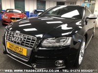 USED 2009 59 AUDI A5 4.2 S5 FSI QUATTRO 3d 350 BHP FREE UK DELIVERY*VIDEO AVAILABLE* FINANCE ARRANGED* PART EX*HPI CLEAR