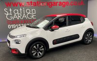 USED 2017 17 CITROEN C3 1.2 PURETECH FLAIR S/S 5d 109 BHP WHITE WITH RED ROOF